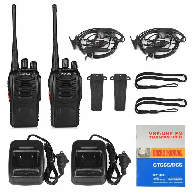 بیسیم واکی تاکی باوفنگ اصلی بسته دو عددی مدل Baofeng BF-888S