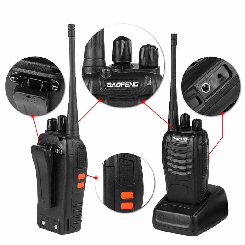 بیسیم واکی تاکی باوفنگ اصلی بسته دو عددی مدل Baofeng BF-888S