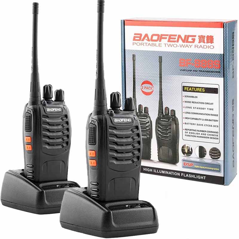 بیسیم واکی تاکی باوفنگ اصلی بسته دو عددی مدل Baofeng BF-888S