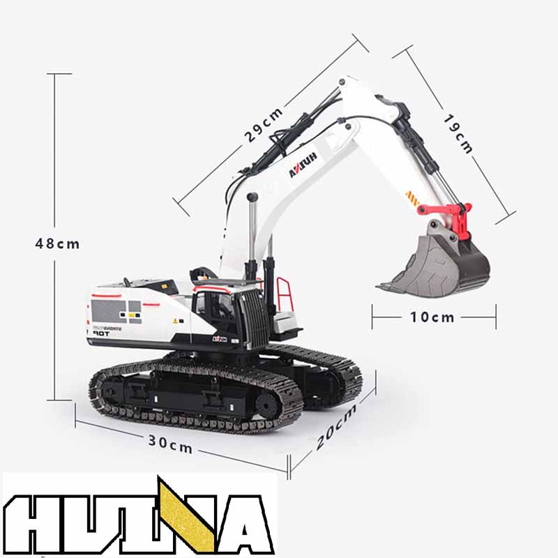 بیل مکانیکی فلزی کنترلی هوینا مدل Huina RC Excavator 1594