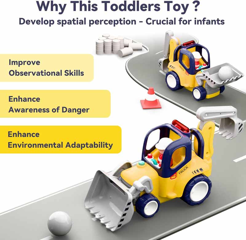 اسباب بازی لودر مکانیکی کنترلی موزیکال هولا تویز مدل 9988 Hola Toys