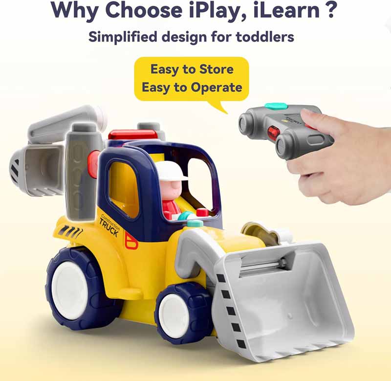 اسباب بازی لودر مکانیکی کنترلی موزیکال هولا تویز مدل 9988 Hola Toys