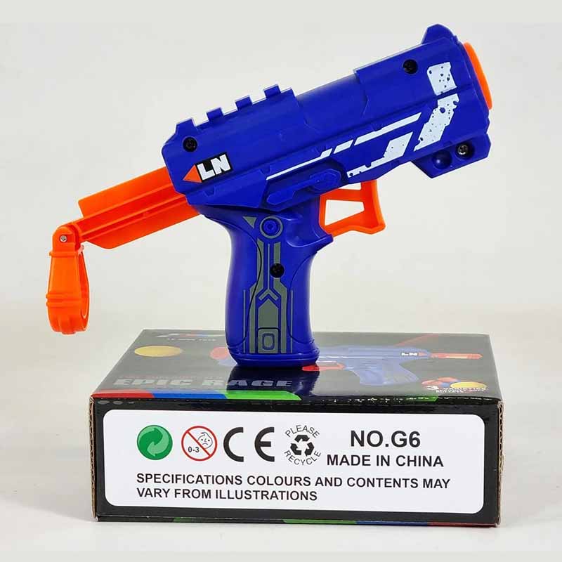 تفنگ اسباب بازی تیر اسفنجی مدل Epic Rage Gun G6