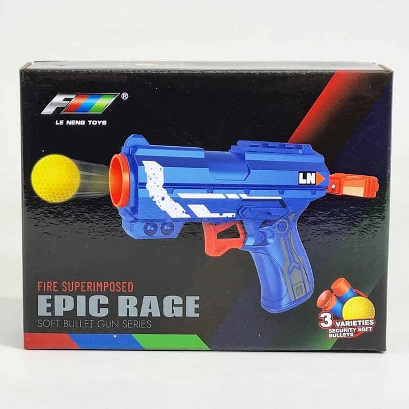 تفنگ اسباب بازی تیر اسفنجی مدل Epic Rage Gun G6