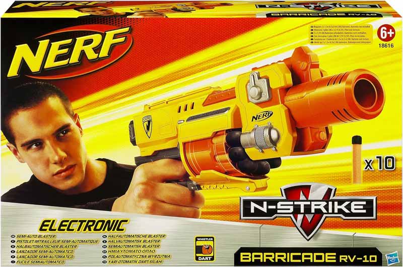 تفنگ اسباب بازی نرف تیر فومی مدل NERF N-STRIKE BARRICADE RV-10