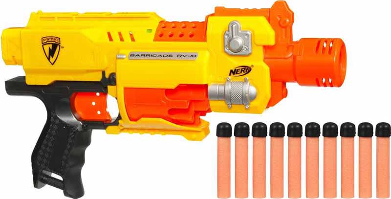 تفنگ اسباب بازی نرف تیر فومی مدل NERF N-STRIKE BARRICADE RV-10