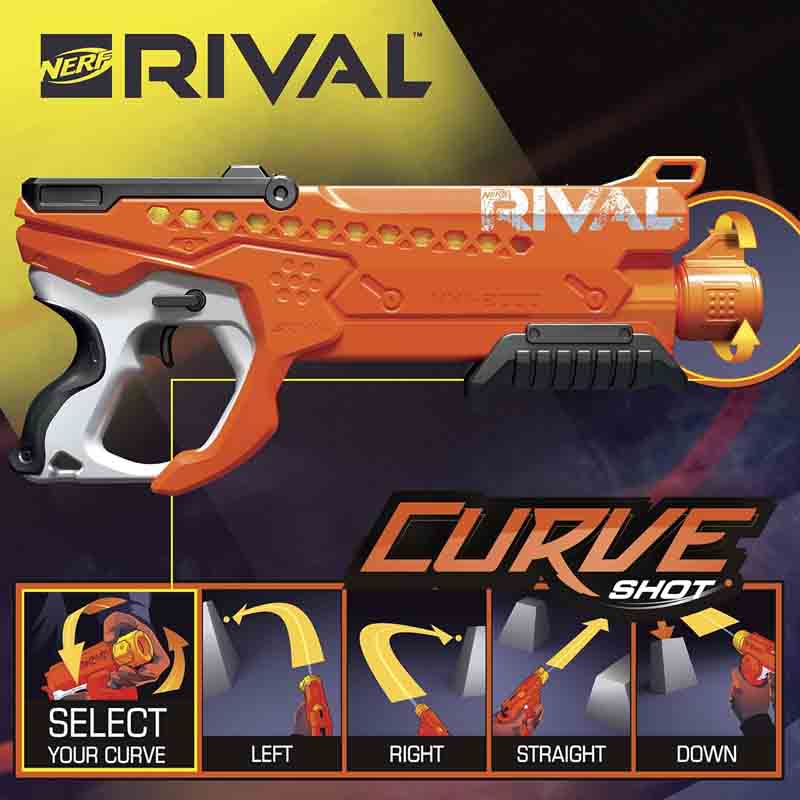 تفنگ اسباب بازی نرف تیر توپی رایول هلیکس NERF Rival Helix XXI-2000 F2693