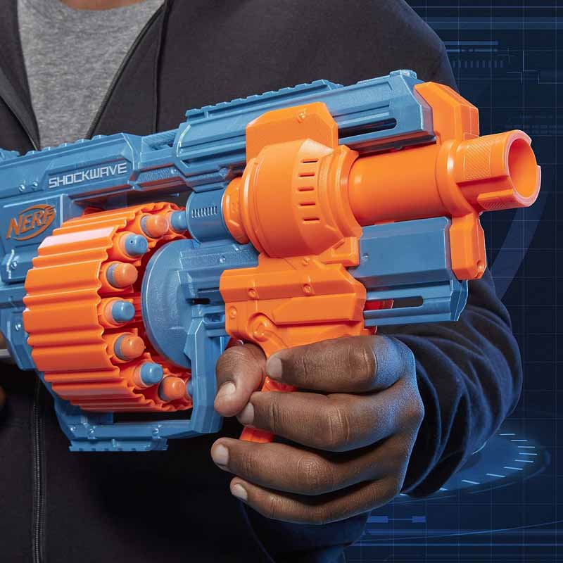 تفنگ اسباب بازی نرف تیر فومی الیت مدل Nerf Elite 2.0 Shockwave RD-15 Dart Blaster