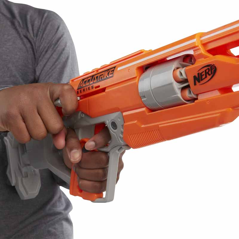تفنگ اسباب بازی نرف تیر فومی مدل Nerf N-Strike Accustrike Alphahawk Blaster