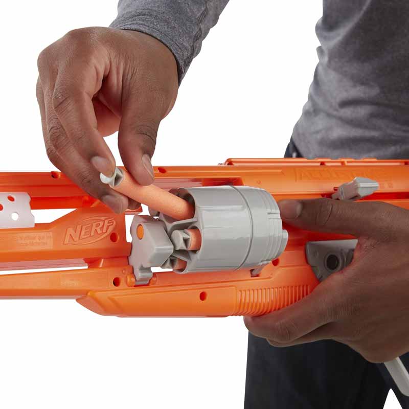 تفنگ اسباب بازی نرف تیر فومی مدل Nerf N-Strike Accustrike Alphahawk Blaster