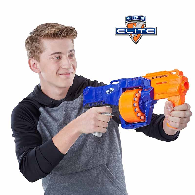 تفنگ بازی تیر فومی ( ابری ) نرف Nerf N-Strike Elite SurgeFire E0011