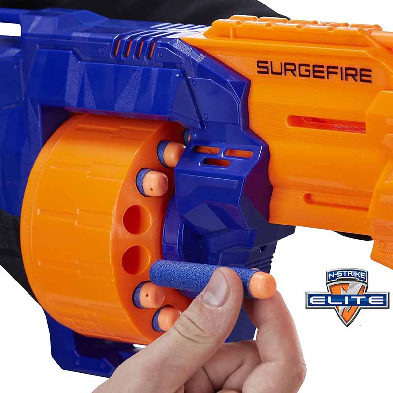 تفنگ بازی تیر فومی ( ابری ) نرف Nerf N-Strike Elite SurgeFire E0011