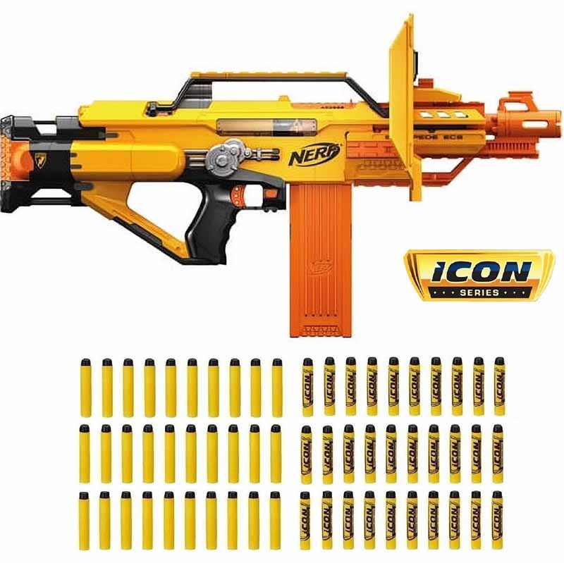 تفنگ مسلسل تیر فومی (ابری) نرف موتوردار Nerf N-Strike Motorized Stampede ECS Blaster