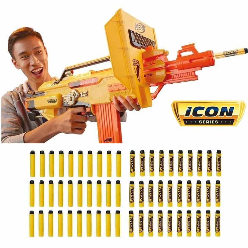 تفنگ مسلسل تیر فومی (ابری) نرف موتوردار Nerf N-Strike Motorized Stampede ECS Blaster