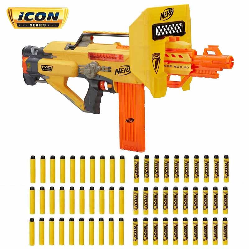 تفنگ مسلسل تیر فومی (ابری) نرف موتوردار Nerf N-Strike Motorized Stampede ECS Blaster