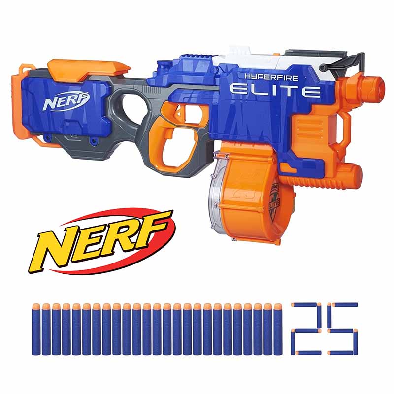 تفنگ تیر فومی موتوردار اتوماتیک نرف هایپرفایر Nerf HyperFire Motorized Elite Blaster