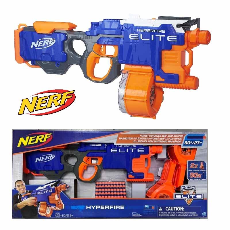 تفنگ تیر فومی موتوردار اتوماتیک نرف هایپرفایر Nerf HyperFire Motorized Elite Blaster