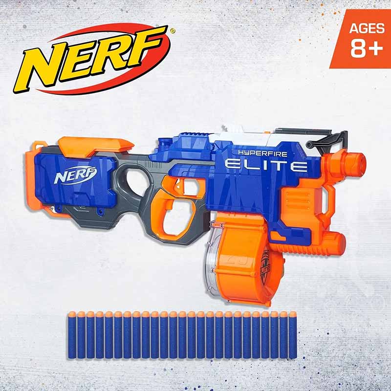 تفنگ تیر فومی موتوردار اتوماتیک نرف هایپرفایر Nerf HyperFire Motorized Elite Blaster