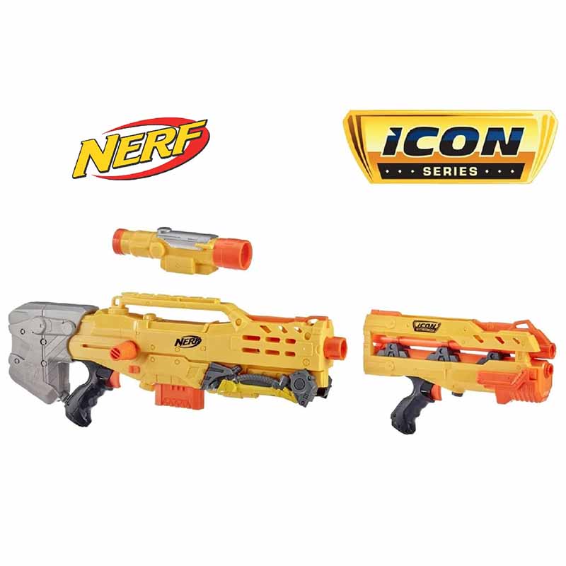 تفنگ تیر فومی نرف 3 حالته لانگ شات آیکن Nerf N-Strike Icon Series Longshot CS-6