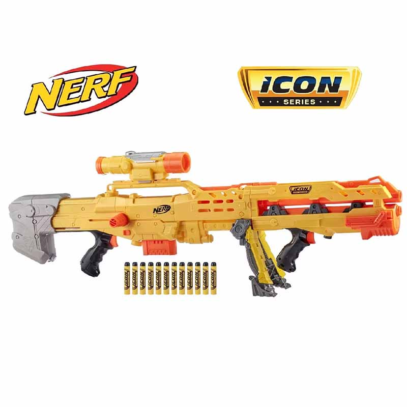 تفنگ تیر فومی نرف 3 حالته لانگ شات آیکن Nerf N-Strike Icon Series Longshot CS-6