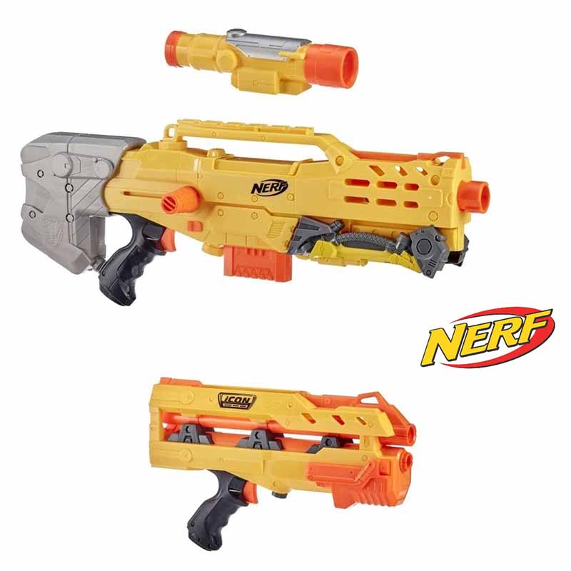 تفنگ تیر فومی نرف 3 حالته لانگ شات آیکن Nerf N-Strike Icon Series Longshot CS-6