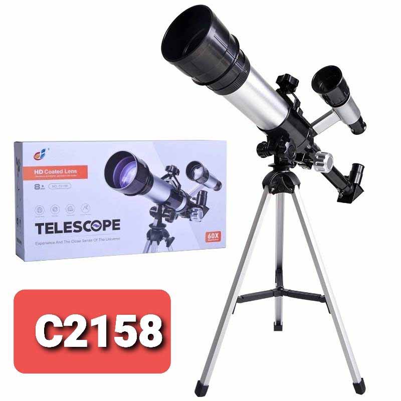 تلسکوپ پایه فلزی C2158 با بزرگنمایی 60 برابر