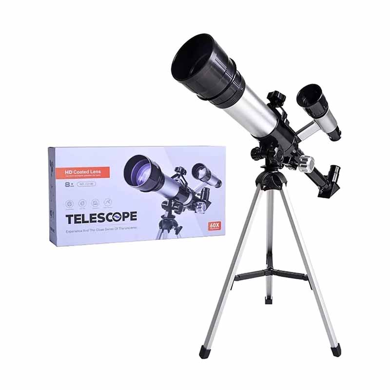 تلسکوپ پایه فلزی C2158 با بزرگنمایی 60 برابر