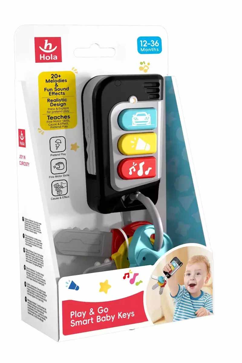 اسباب بازی ریموت ماشین موزیکال بهمراه سوییچ هولا تویز مدل Hola Toys 8968