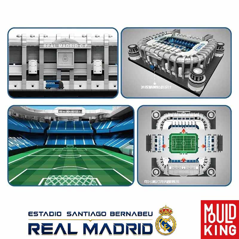 ساختنی لگو استادیوم سانتیاگو برنابئو مولدکینگ Mouldking Bernabéu Stadium 22026