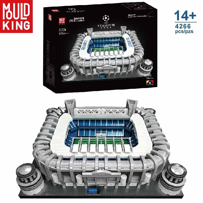 ساختنی لگو استادیوم سانتیاگو برنابئو مولدکینگ Mouldking Bernabéu Stadium 22026