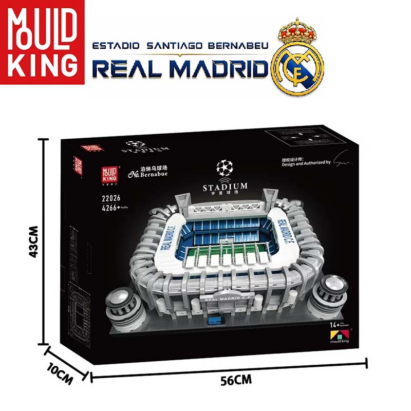 ساختنی لگو استادیوم سانتیاگو برنابئو مولدکینگ Mouldking Bernabéu Stadium 22026