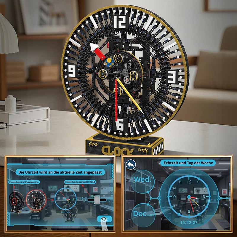 ساختنی لگو ساعت مکانیکی موتوردار مولدکینگ مدل Mouldking Grand Clock 10160
