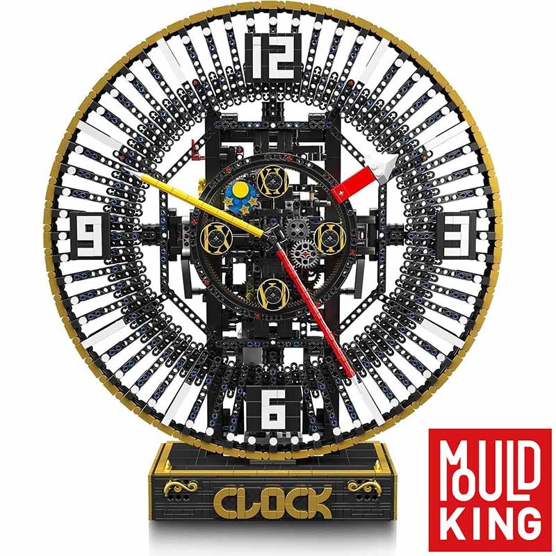 ساختنی لگو ساعت مکانیکی موتوردار مولدکینگ مدل Mouldking Grand Clock 10160