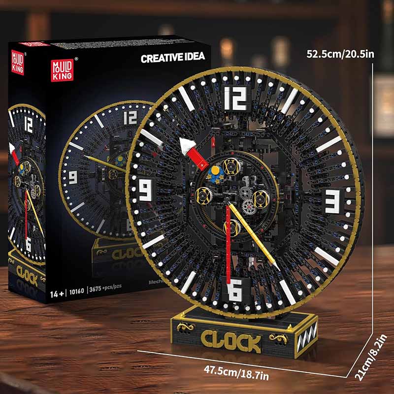 ساختنی لگو ساعت مکانیکی موتوردار مولدکینگ مدل Mouldking Grand Clock 10160
