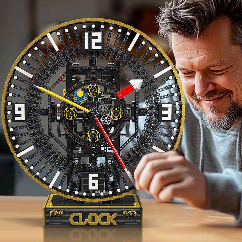ساختنی لگو ساعت مکانیکی موتوردار مولدکینگ مدل Mouldking Grand Clock 10160