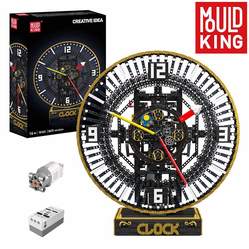 ساختنی لگو ساعت مکانیکی موتوردار مولدکینگ مدل Mouldking Grand Clock 10160