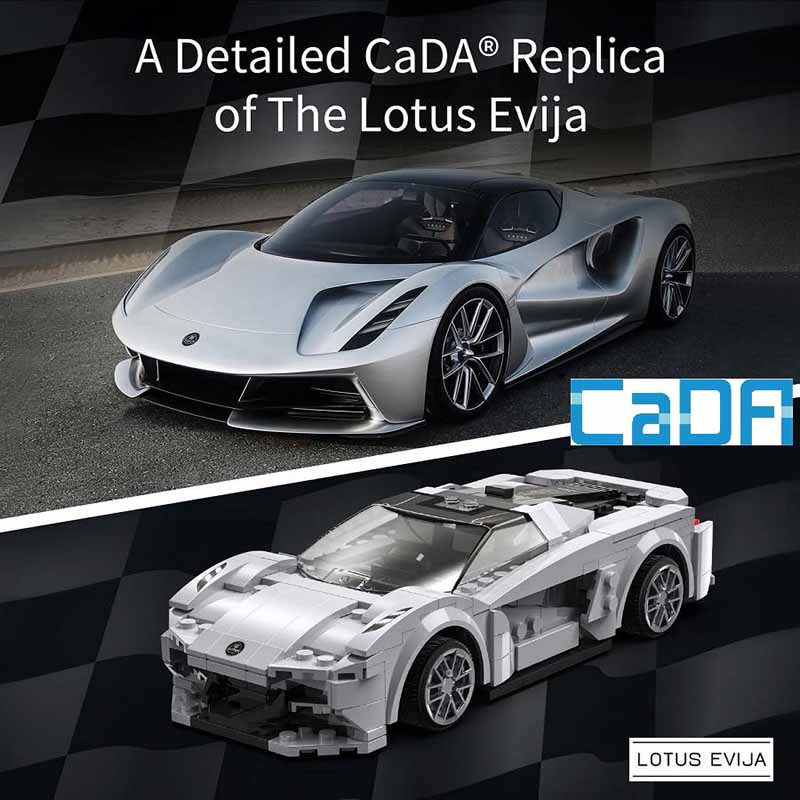 ساختنی لگو ماشین لوتوس اویجا کنترلی کادا دابل ای CaDA RC Lotus Evija C51071W