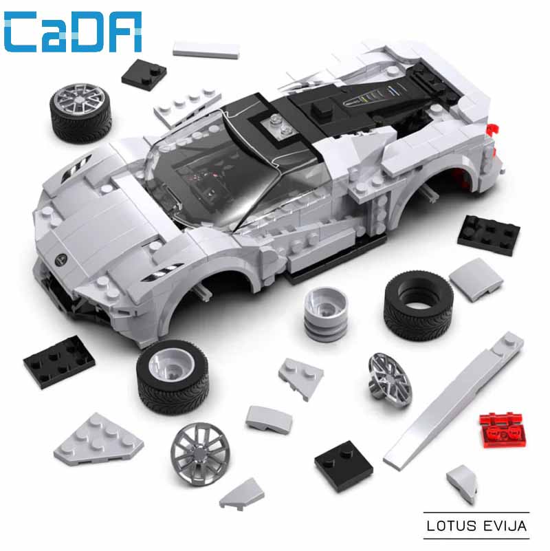ساختنی لگو ماشین لوتوس اویجا کنترلی کادا دابل ای CaDA RC Lotus Evija C51071W
