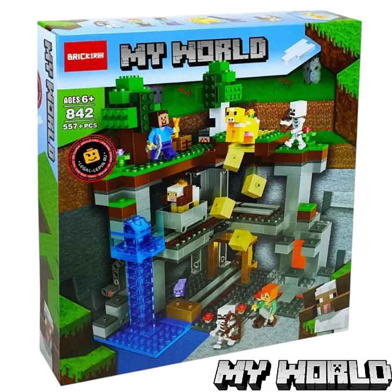 ساختنی لگو ماینکرافت مدل Brick My World 842