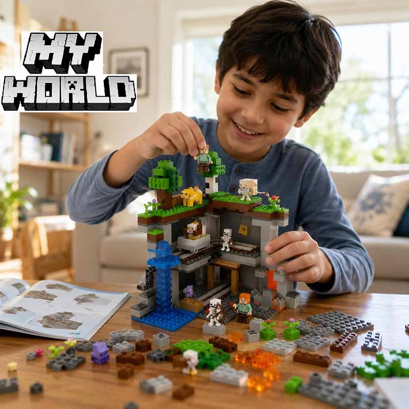ساختنی لگو ماینکرافت مدل Brick My World 842