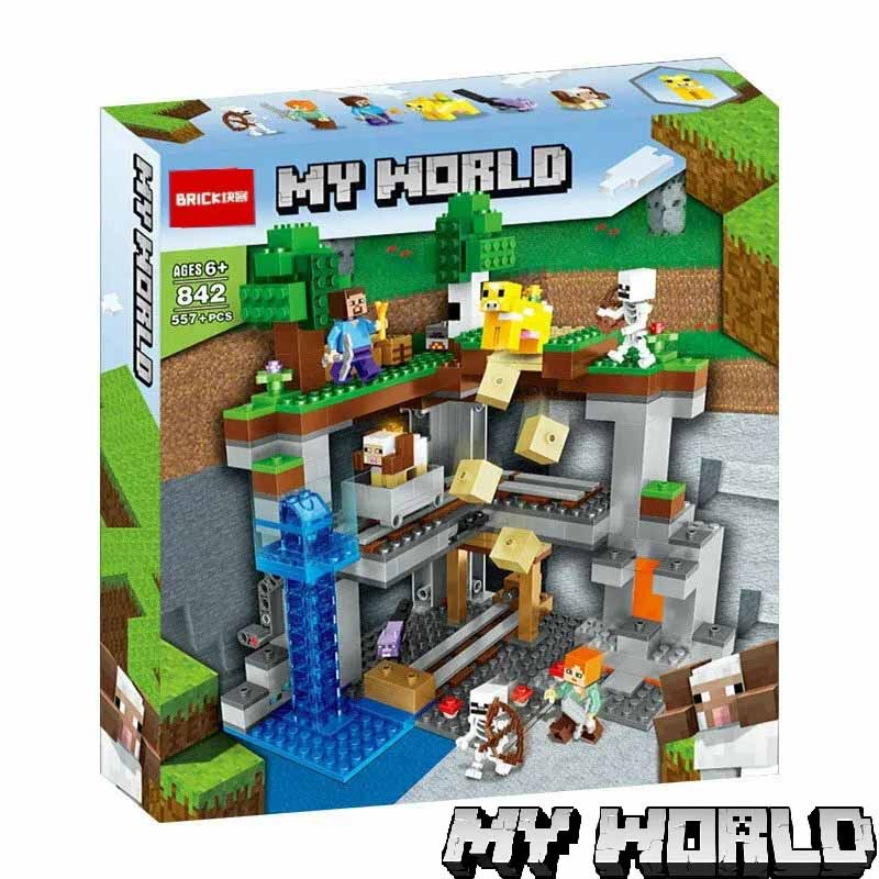 ساختنی لگو ماینکرافت مدل Brick My World 842