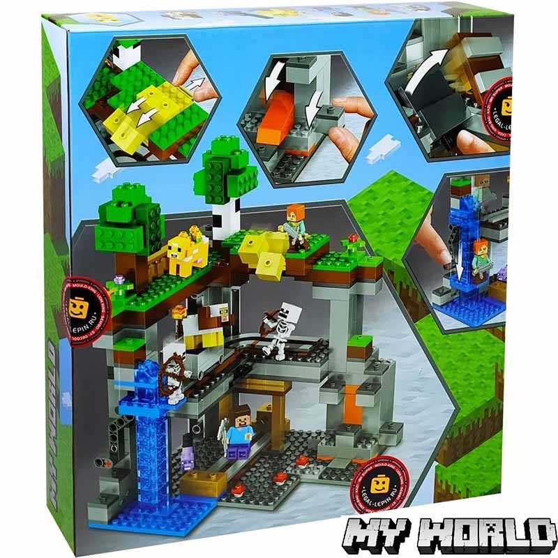 ساختنی لگو ماینکرافت مدل Brick My World 842