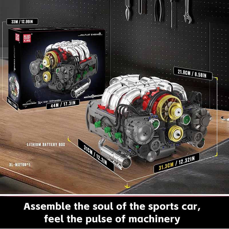 ساختنی لگو مولدکینگ انجین 6 سیلندر Mouldking Engine 10181