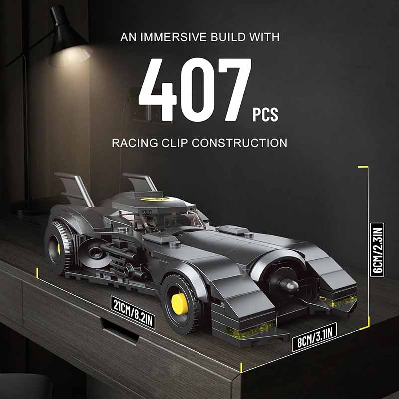 ساختنی لگو مولدکینگ ماشین بتمن مدل Mould King Batmobile 10020
