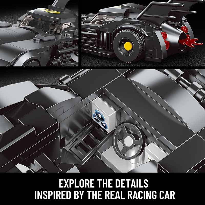 ساختنی لگو مولدکینگ ماشین بتمن مدل Mould King Batmobile 10020