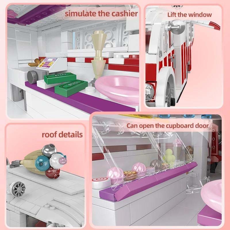 ساختنی لگو مولدکینگ ماشین بستنی Mouldking Ice Cream TrucK 10039
