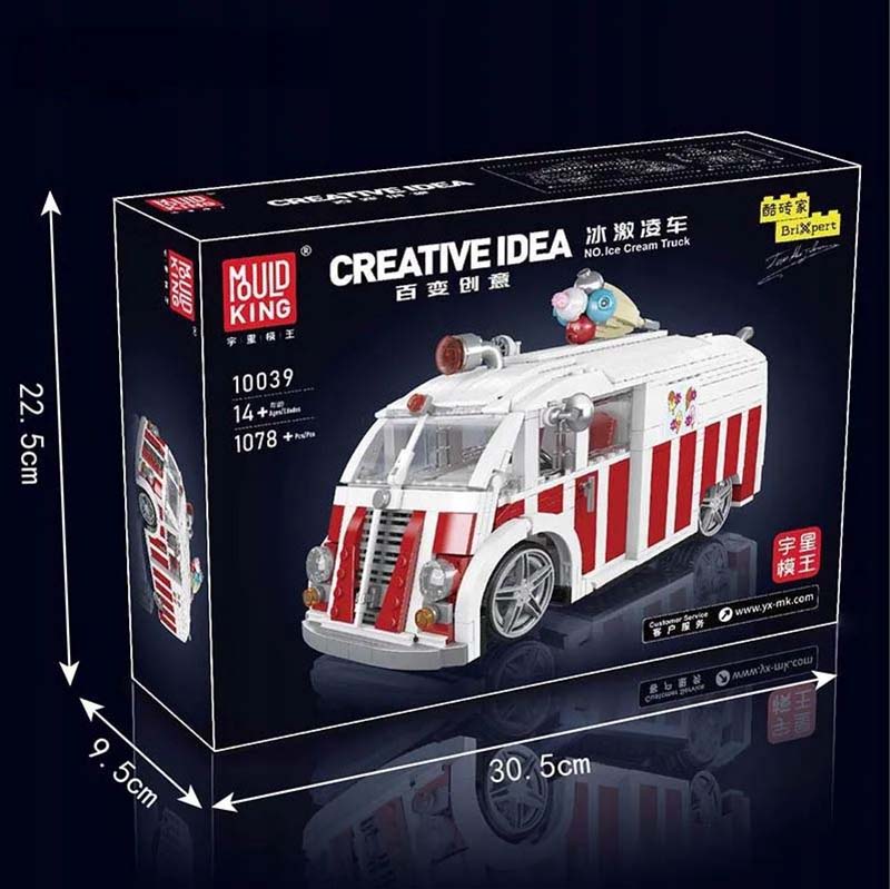 ساختنی لگو مولدکینگ ماشین بستنی Mouldking Ice Cream TrucK 10039