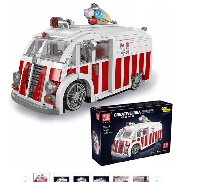 ساختنی لگو مولدکینگ ماشین بستنی Mouldking Ice Cream TrucK 10039