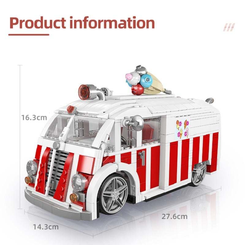 ساختنی لگو مولدکینگ ماشین بستنی Mouldking Ice Cream TrucK 10039