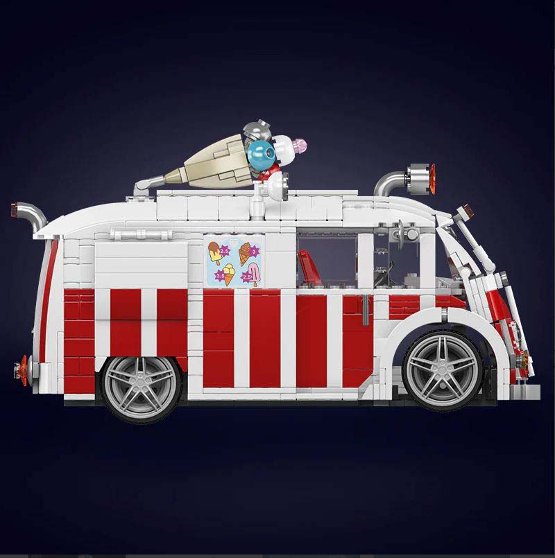 ساختنی لگو مولدکینگ ماشین بستنی Mouldking Ice Cream TrucK 10039
